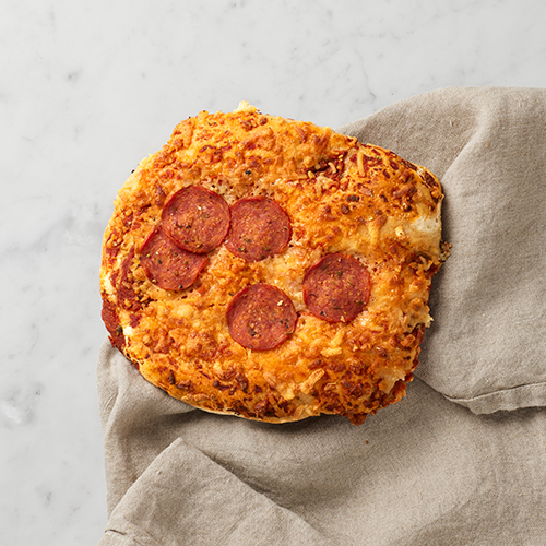 Mini pizza med pep­pero­ni