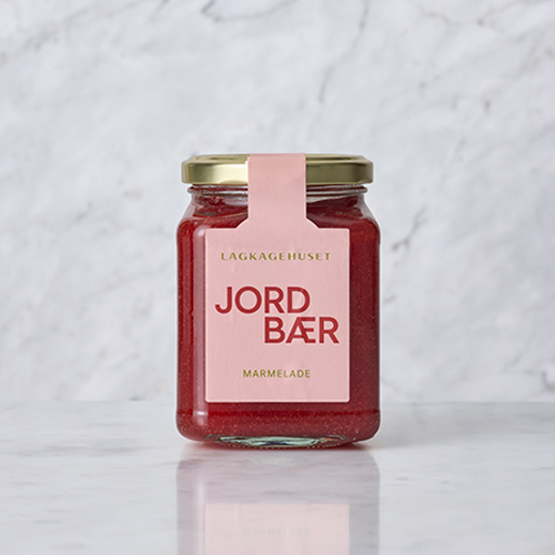 Jord­bærmar­me­la­de Lag­ka­ge­hu­set 400g